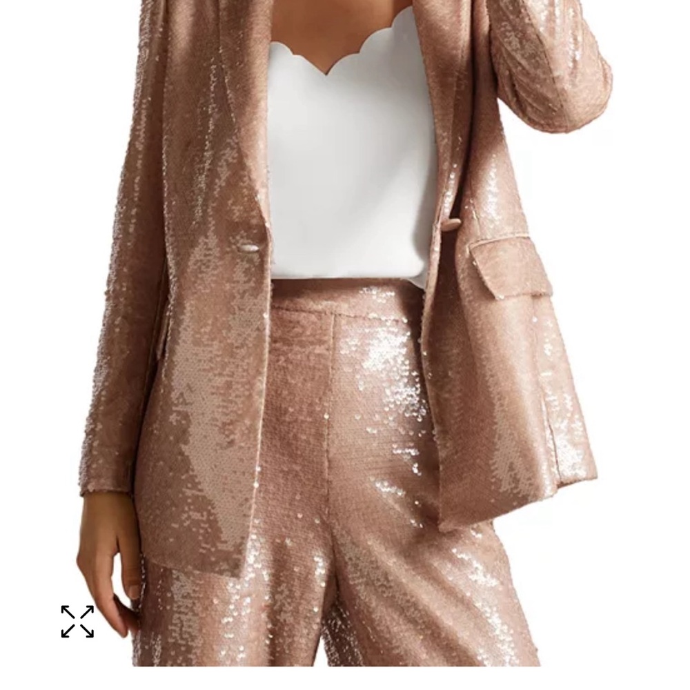 Ted Baker London Millei blush sequin blazer - Picture 2 of 13